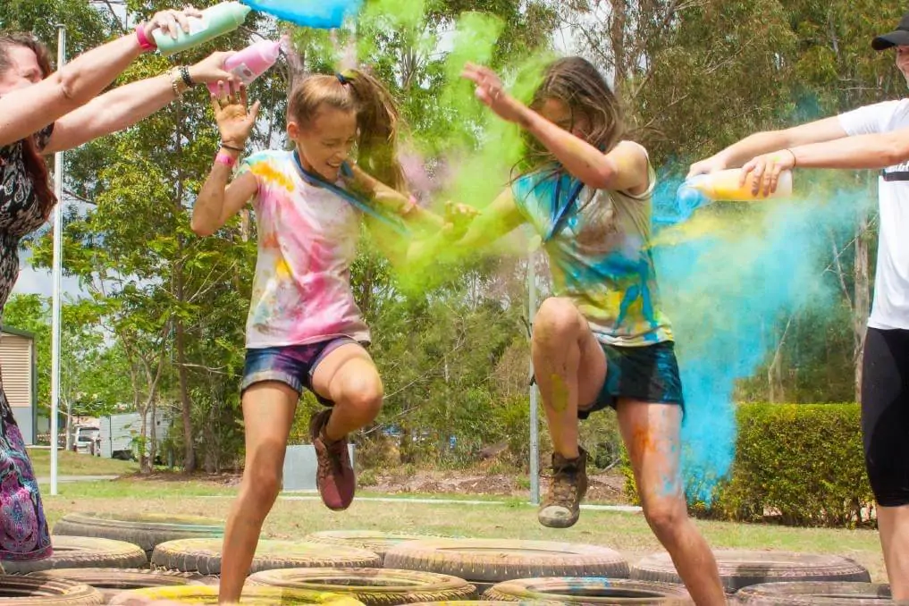 Organize a Colour Run Fundraiser for Charity with powder paint