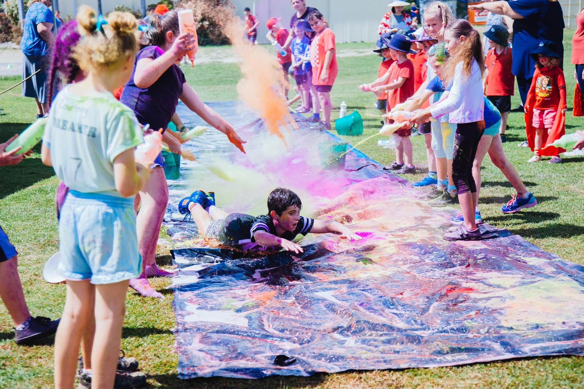 Double the Fun with a Colour and Slime School Fun Run!