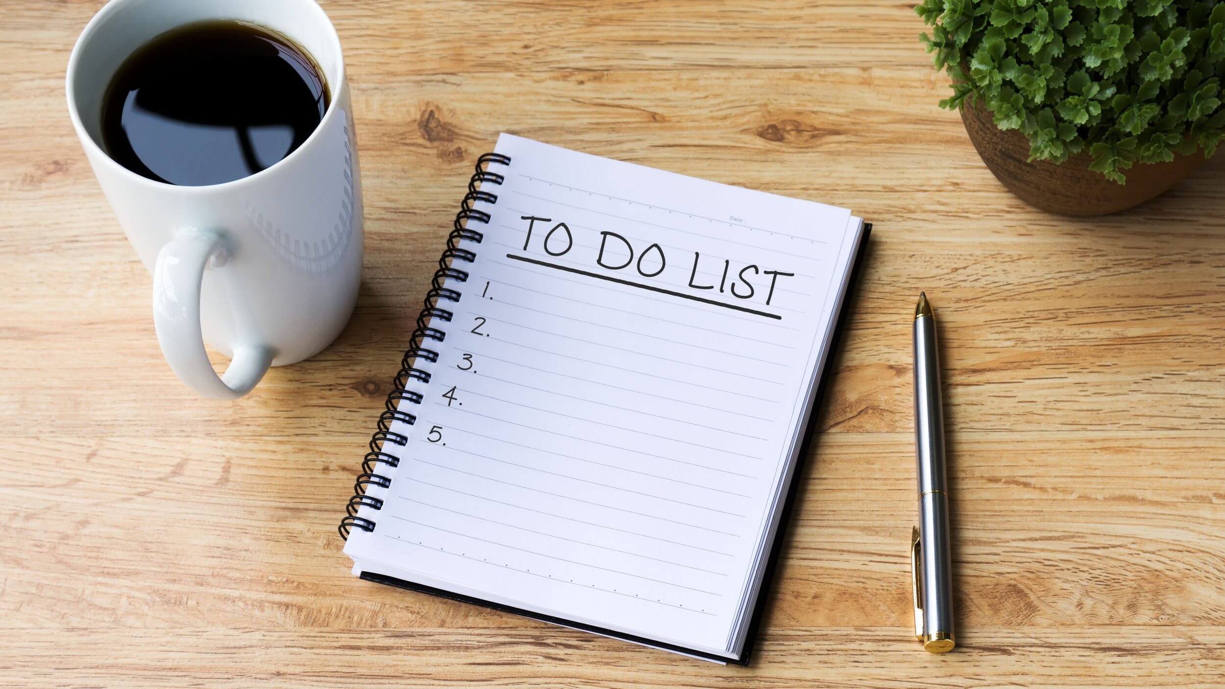 Setting a to do list with the next steps helps groups stay organised and on track.