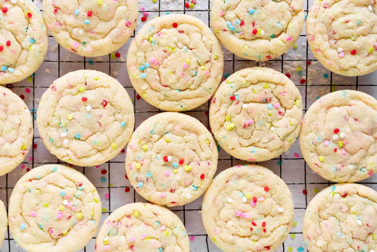Funfetti are like a party in your mouth! All you need is rainbow sprinkles.