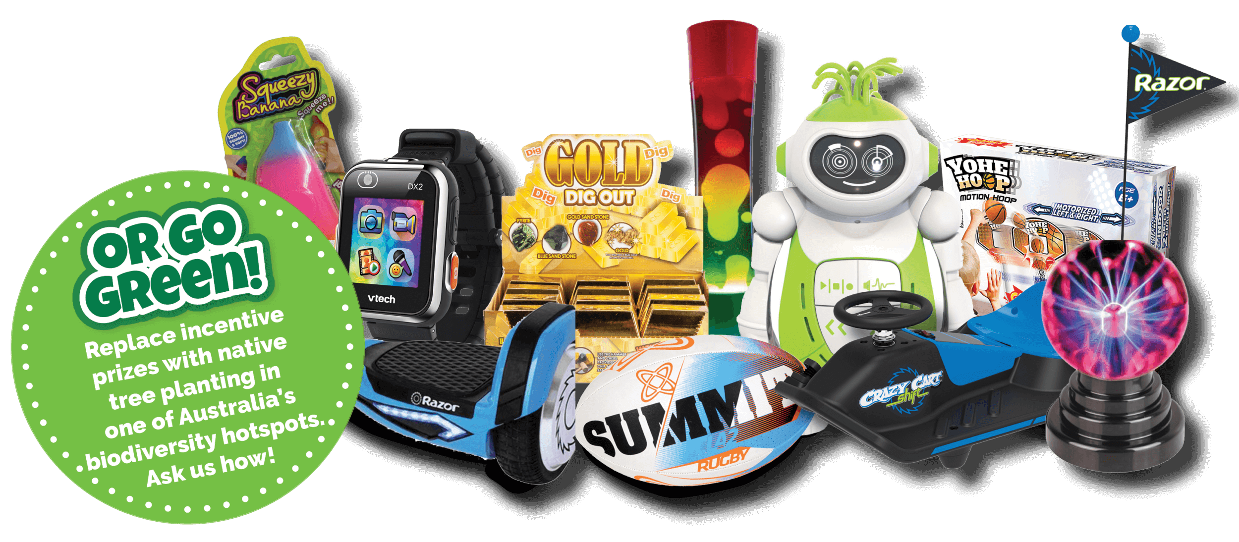Incentive Prizes are included in your Slime Fun Run fundraising kit!