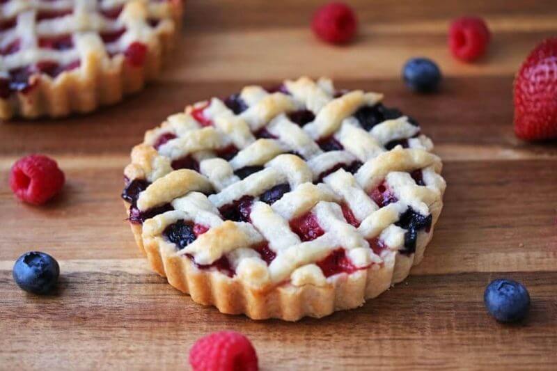 Mini Berry Pies are a dough-licious way to use Billy G's Golden Classic Cookie Dough!