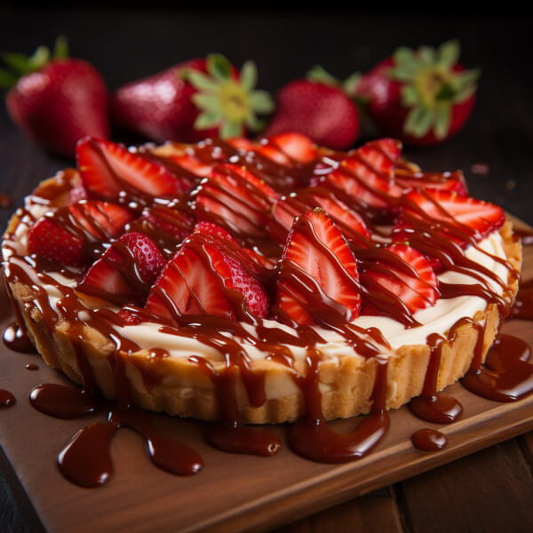 Strawberry Cheesecake Cookie Tart featured image