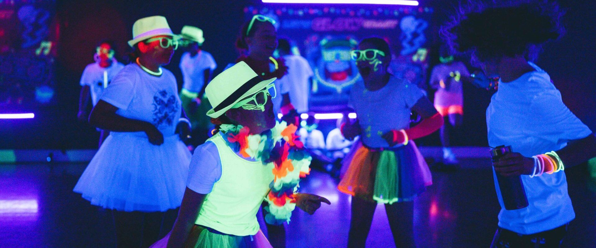 Glowtastic Disco Party parallax image