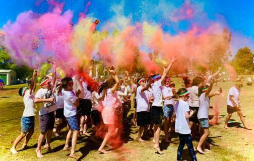 DIY colour powder fun run vs using Australian Fundraising